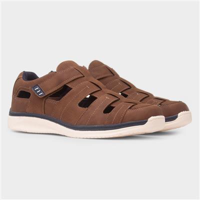 Ramsay Mens Tan Fisherman Shoe