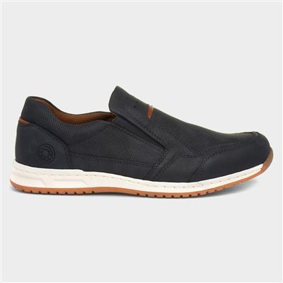 Rob Mens Navy Slip On Casual Shoe