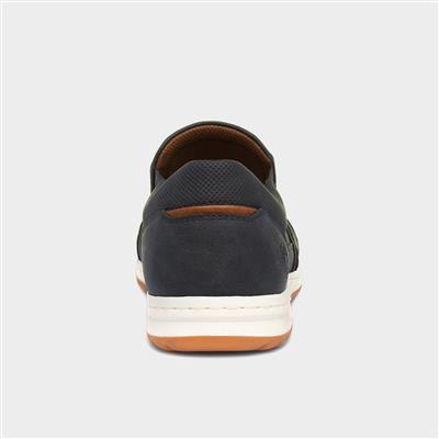 Rob Mens Navy Slip On Casual Shoe