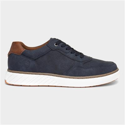 Martin Mens Navy Lace Up Shoe