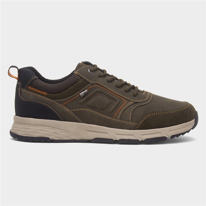 Gordon Mens Dark Olive Casual Shoe