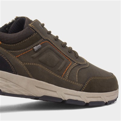 Gordon Mens Dark Olive Casual Shoe