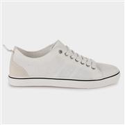 Regatta Knitted Mens White Lace Up Casual Shoe (Click For Details)