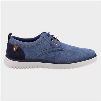 Mens Sandy Lace Up Shoe in Blue
