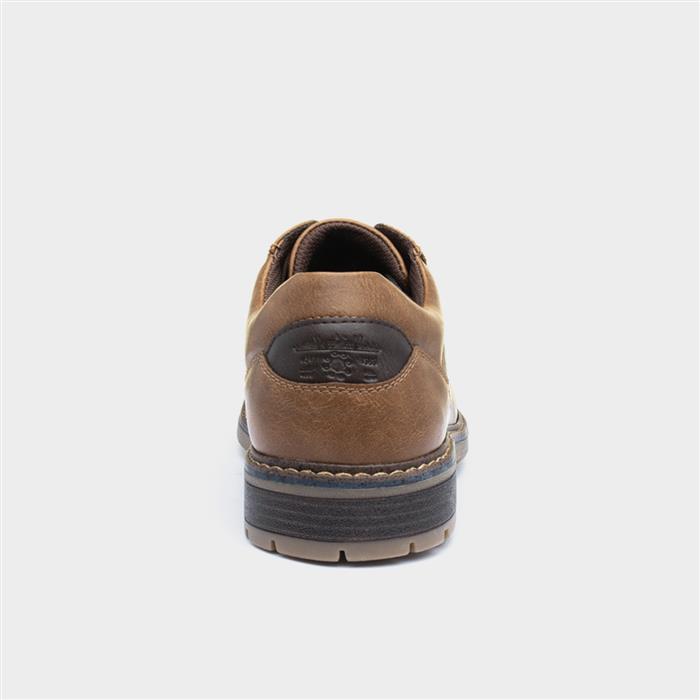 Dave Mens Tan Lace Up Shoe