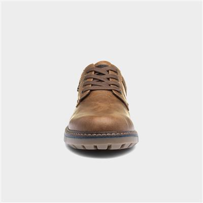 Dave Mens Tan Lace Up Shoe