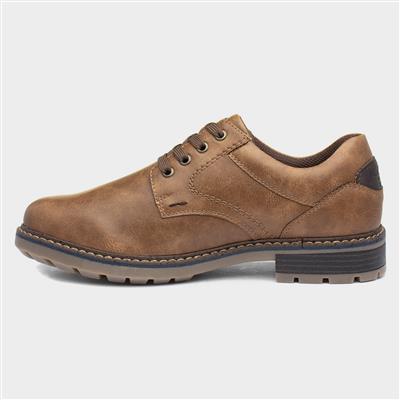 Dave Mens Tan Lace Up Shoe
