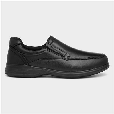 Baron Men's Black Leather Shoe