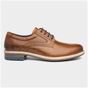 Hush Puppies Lynton Mens Tan Leather Shoe (Click For Details)