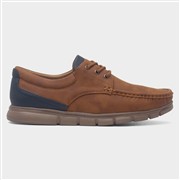 Cushion Walk Stephen Mens Dark Tan Boat Shoe (Click For Details)