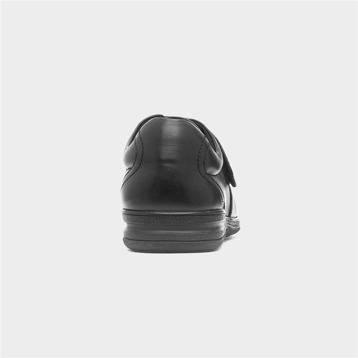 Malcolm Mens Black Leather Shoe