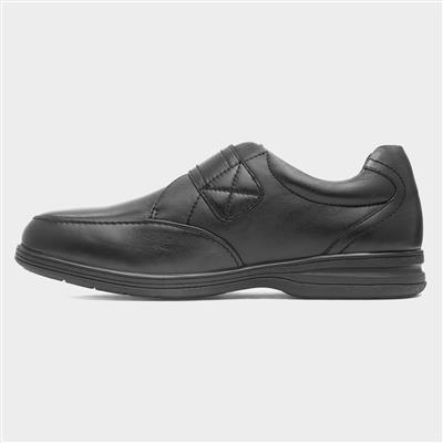 Malcolm Mens Black Leather Shoe