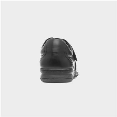 Malcolm Mens Black Leather Shoe