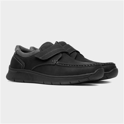 William Mens Black Casual Shoe