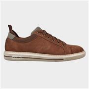 Skechers Pertola Ruston Mens Brown Leather Shoe (Click For Details)