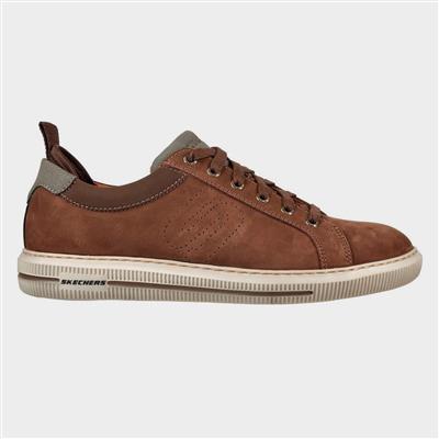 Pertola Ruston Mens Brown Leather Shoe