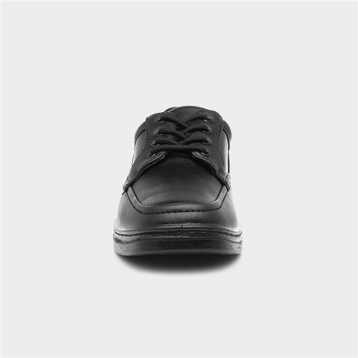 Mens Black Lace Up Casual Shoes