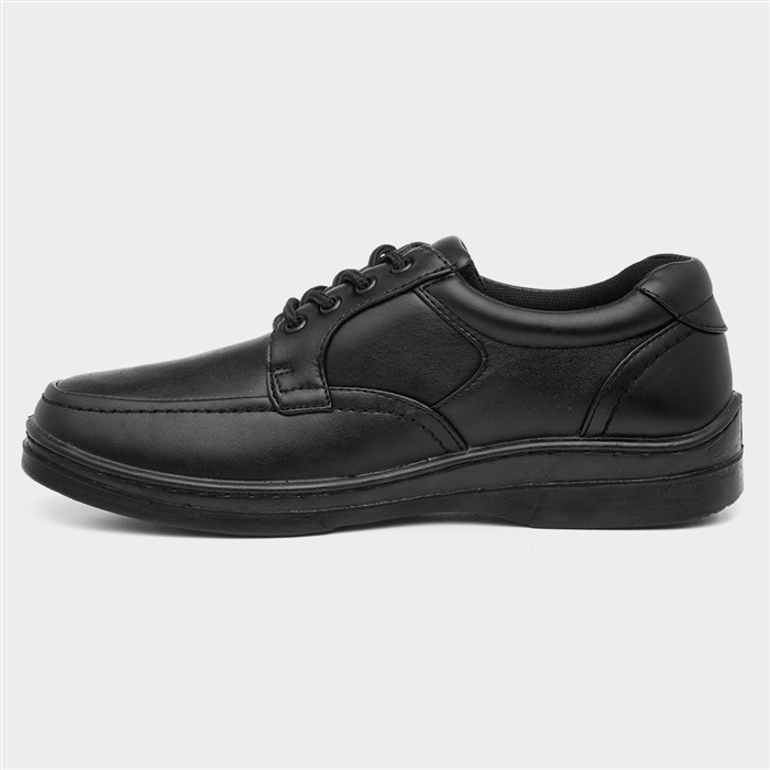Mens Black Lace Up Casual Shoes