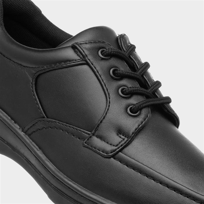 Hobos Mens Black Lace Up Shoe-52041 | Shoe Zone