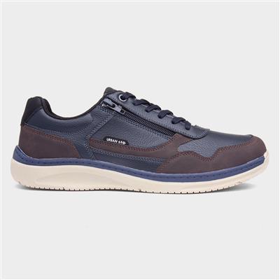 James Mens Navy and Brown Shoe