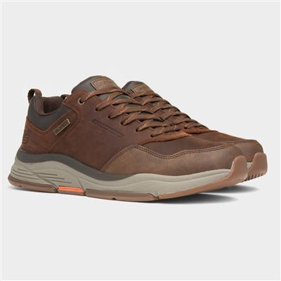 Benago Hombre Mens Brown Leather Shoe