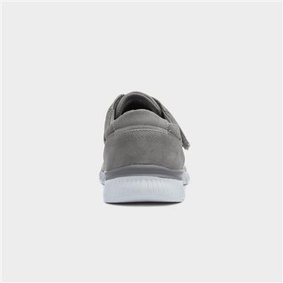 Greg Mens Grey Easy Fasten Shoe