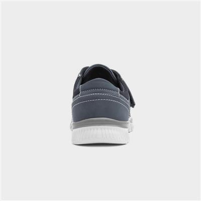 Greg Mens Navy Easy Fasten Shoe