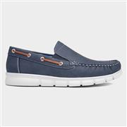 Cushion Walk Declan Mens Navy Casual Boat Shoe (Click For Details)