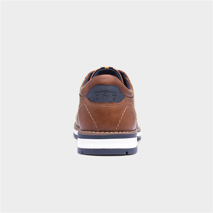 Alfie Mens Brown Lace Up Wide Fit Shoe
