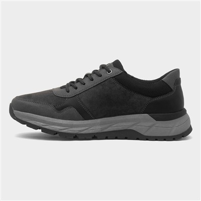 Mark Mens Grey Lace Up Shoe