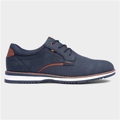 Alfie Mens Navy Lace Up Shoe