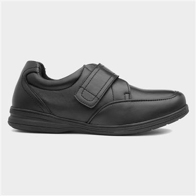Matt Mens Black Leather Shoe