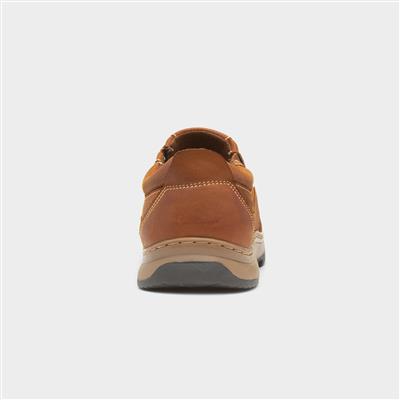 Jasper Mens Tan Leather Slip On Shoe