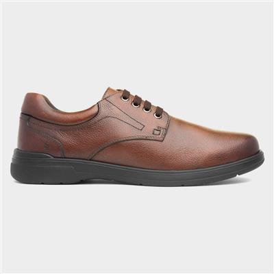 Marco Mens Brown Lace Up Leather Shoe