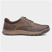 Hush Puppies Olson Mens Brown Leather Lace Up Shoe (Click For Details)