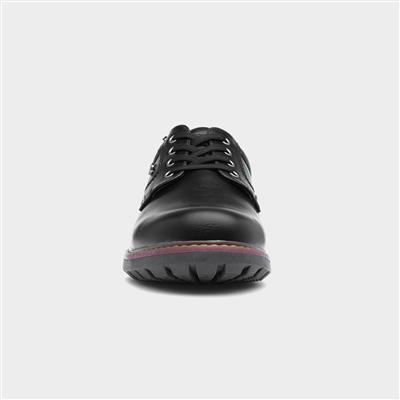 Dave Mens Black Lace Up Shoe