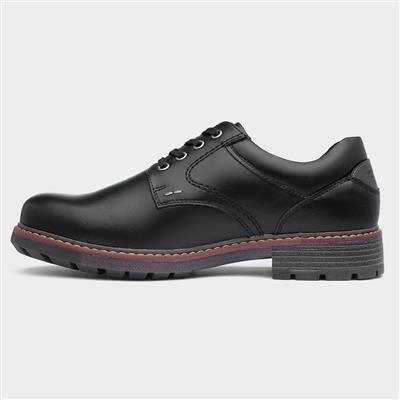 Dave Mens Black Lace Up Shoe