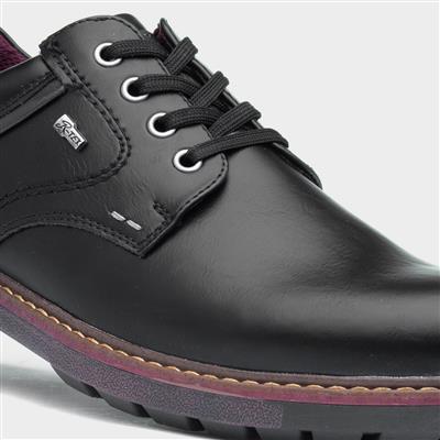 Dave Mens Black Lace Up Shoe