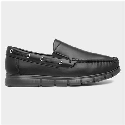 Declan Black Slip On Shoe