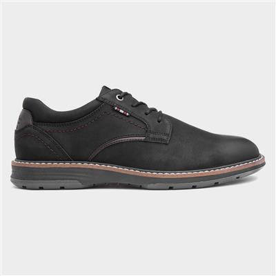 Mikey Mens Black Lace Up Shoe