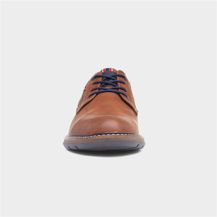 Mikey Mens Tan Lace Up Shoe