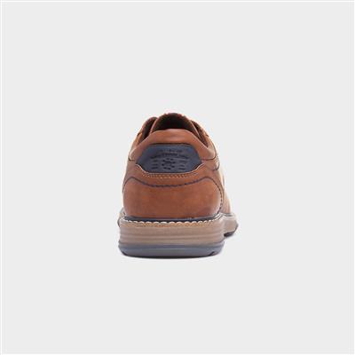 Mikey Mens Tan Lace Up Shoe
