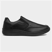 Comfy Steps Reggie Mens Black Casual Shoe (Click For Details)