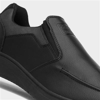 Reggie Mens Black Casual Shoe