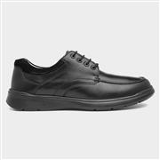 Comfy Steps Stewart Mens Leather Black Shoe (Click For Details)