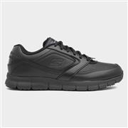 Skechers Workwear Relaxed Fit Mens Black Shoes (Click For Details)