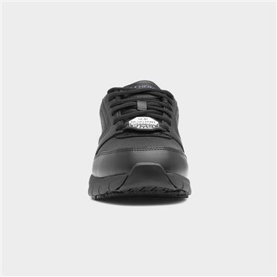 Relaxed Fit Mens Black Shoes