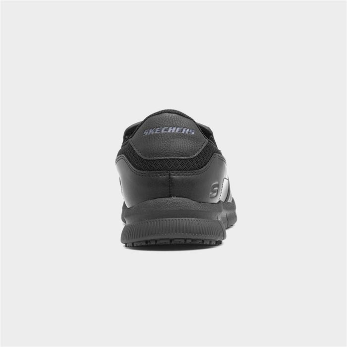 Relaxed Fit Mens Black Shoe