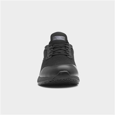 Relaxed Fit Men's Black Shoe