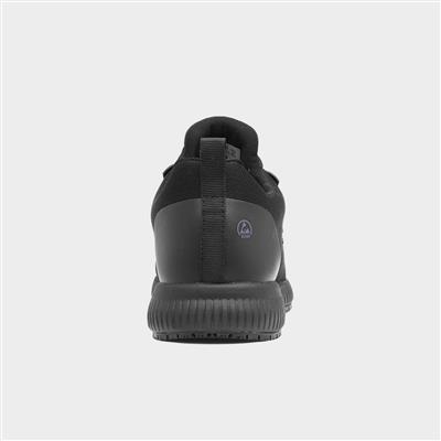 Relaxed Fit Men's Black Shoe